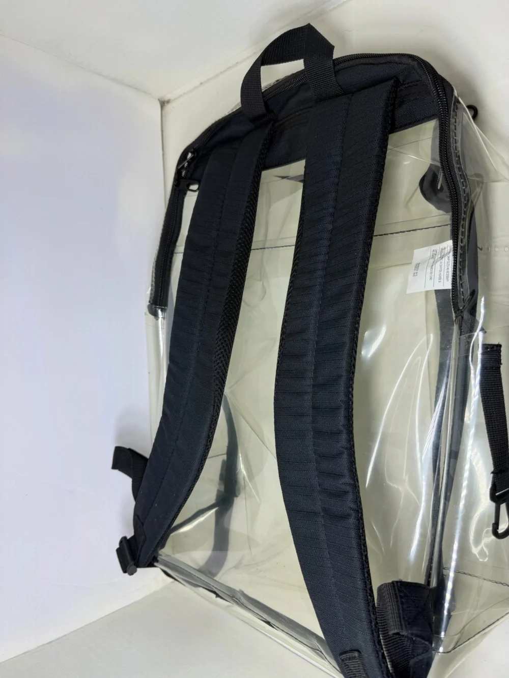 Nike Brasilia Clear Backpack with Black Accents - Picture 3 of 5